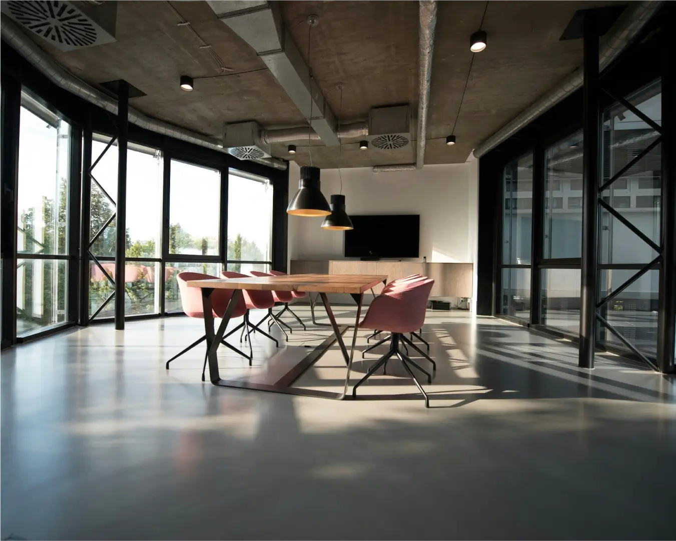 Besprechungszimmer mit KNX Gebäudeautomation
