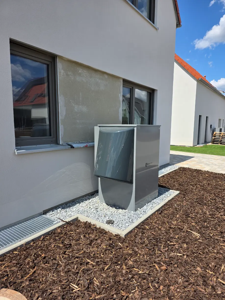 Wohnhaus Temperatursteuerung